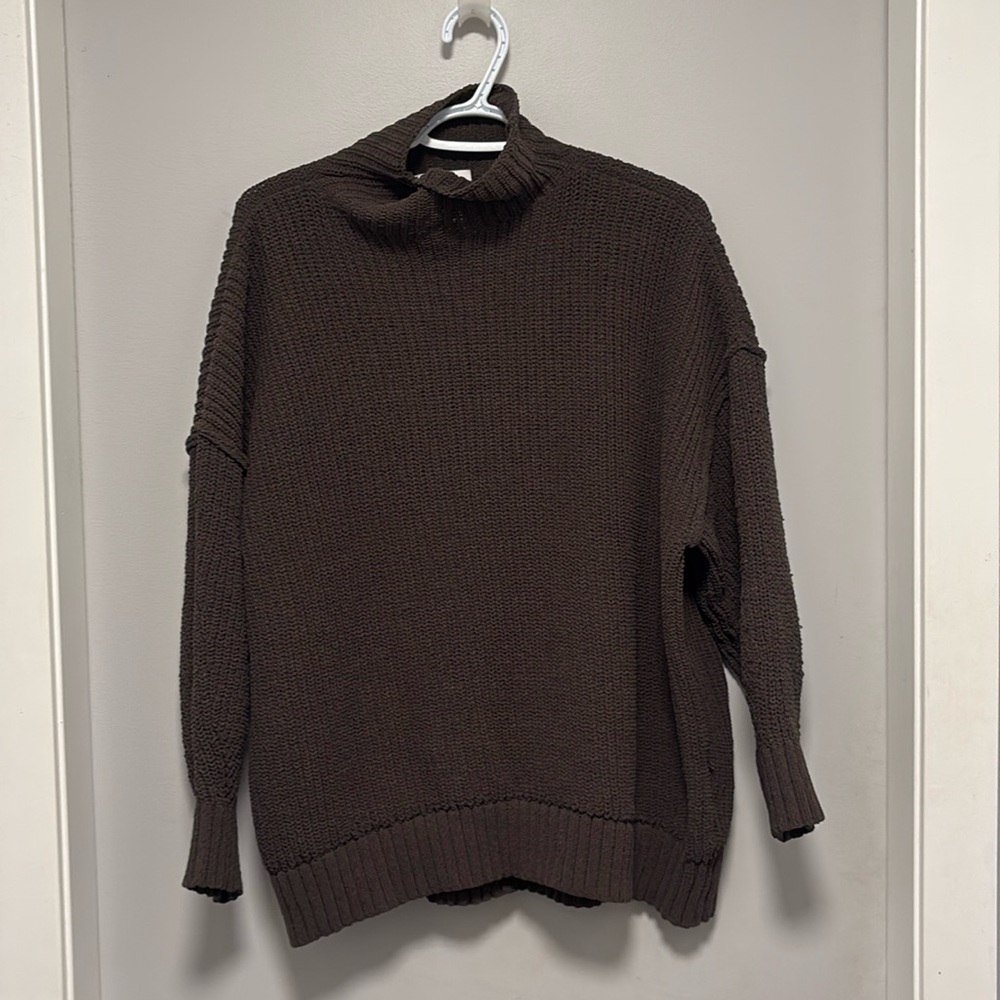 ☀️Arie Brown Cozy Sweater Ptp 25 - Picture 1 of 1